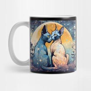 Platonic Soulmates of Sphynx Cat Hairless Best Friends Bald Hair Dad Jokes Mug